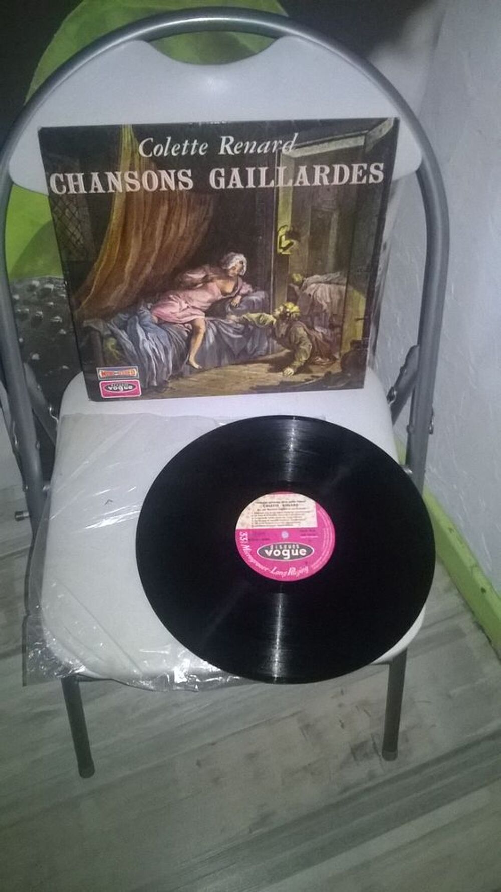 Vinyle Colette RENARD
CHANSONS GAILLARDES
1959 CD et vinyles