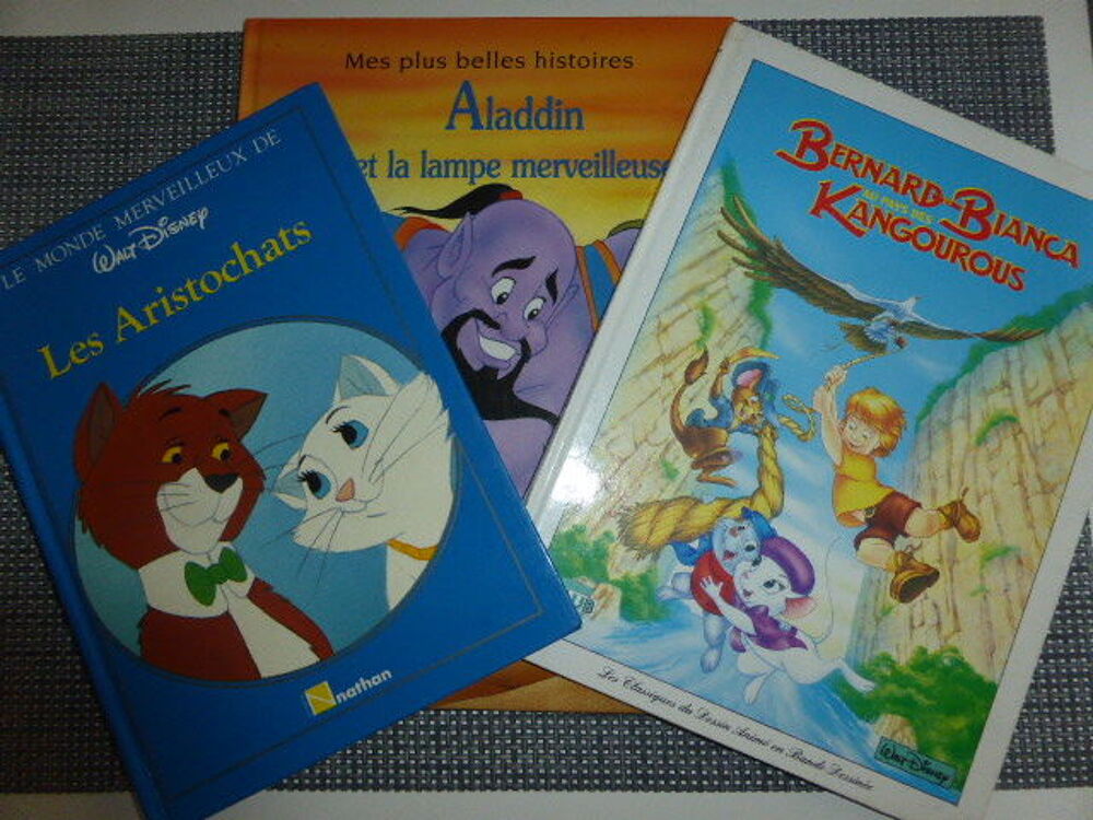 Lot Les aristochats Aladin Bernard et Bianca Livres et BD