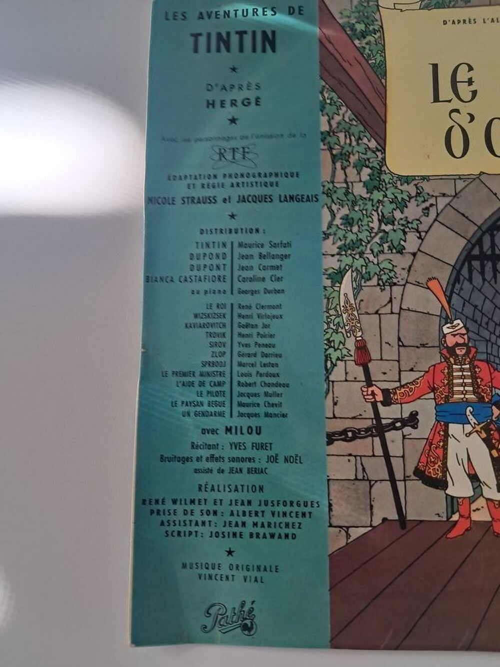 vinyle Les aventures de Tintin: Le sceptre d'Ottokar CD et vinyles