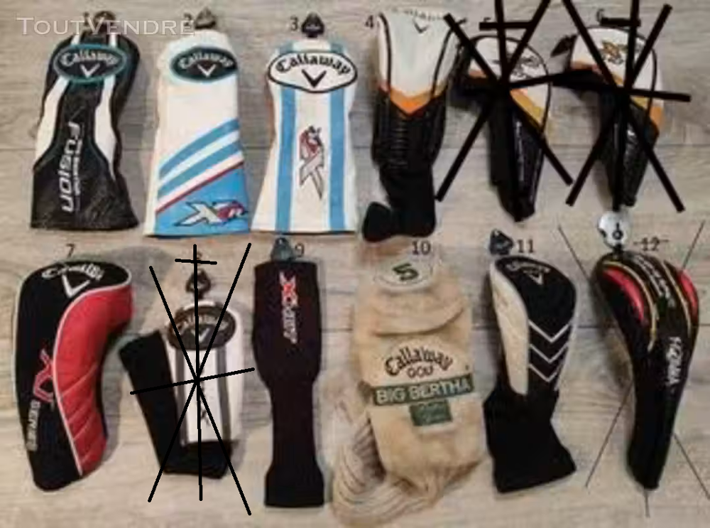 Couvres Bois &amp; Couvres Hybrides de Golf Callaway Sports