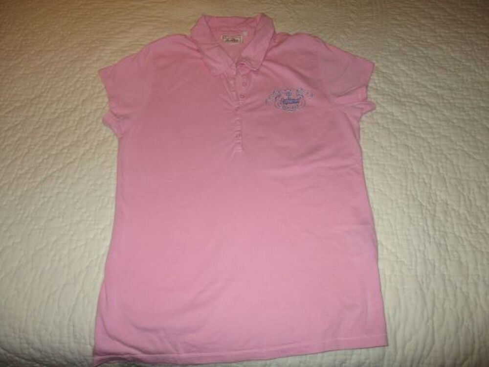 Polo LEVI STRAUSS rose taille 40 Vtements
