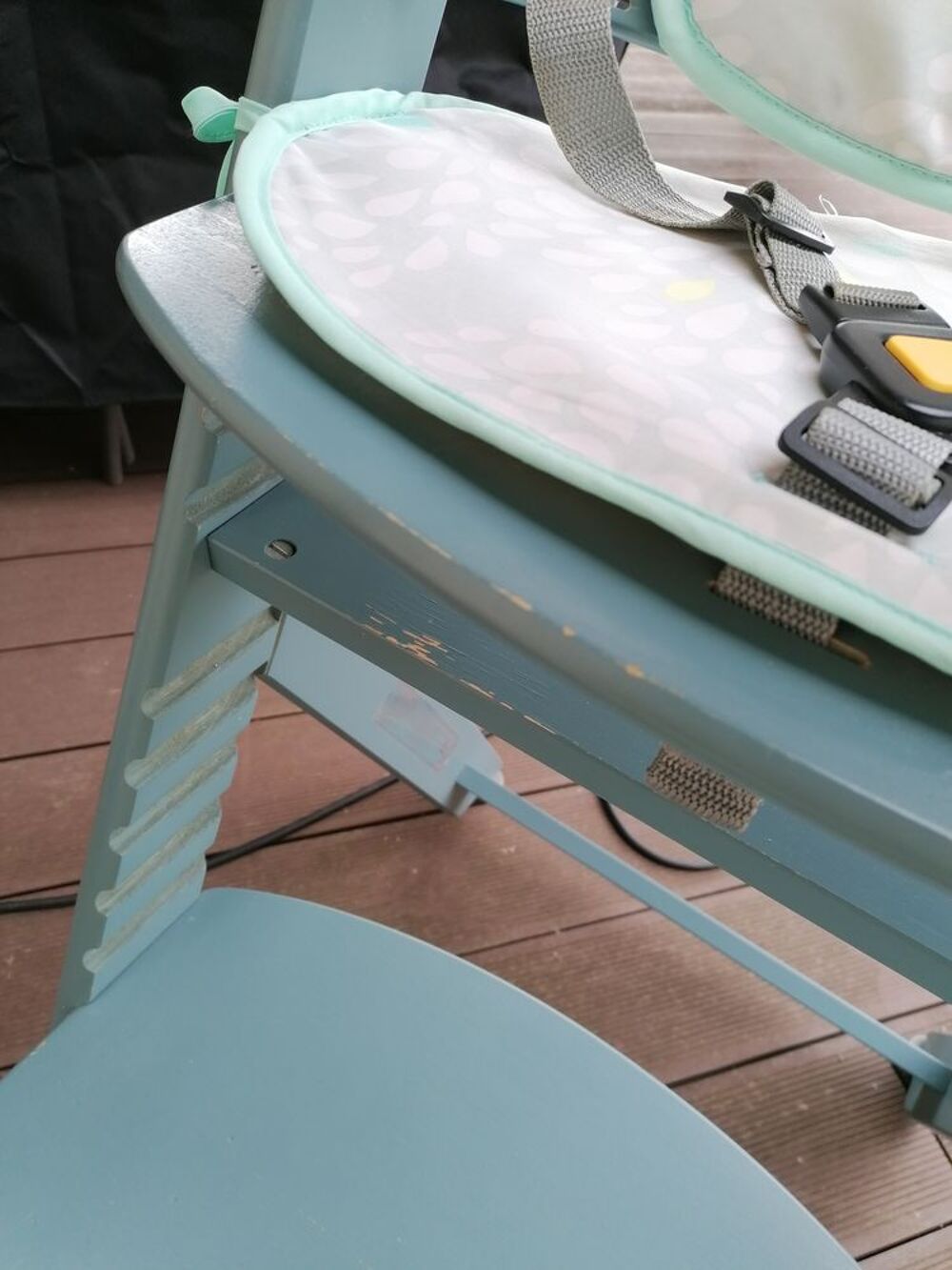 Chaise haute safety bois Puériculture