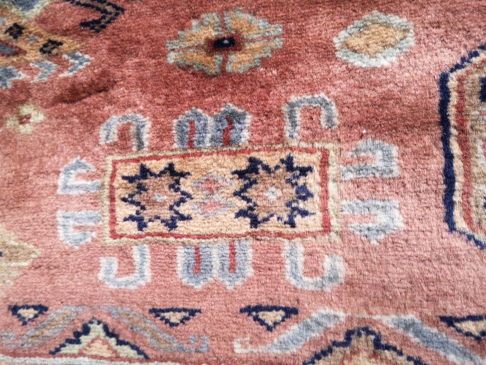 V&eacute;ritable grand tapis d' Orient : Décoration