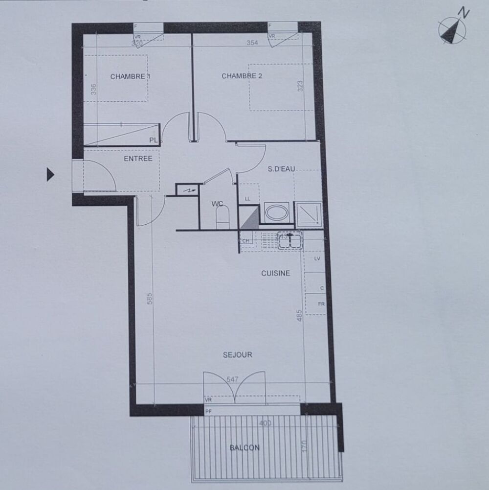Vente Appartement Joli T3 balcon, 2places parking Saint-alban