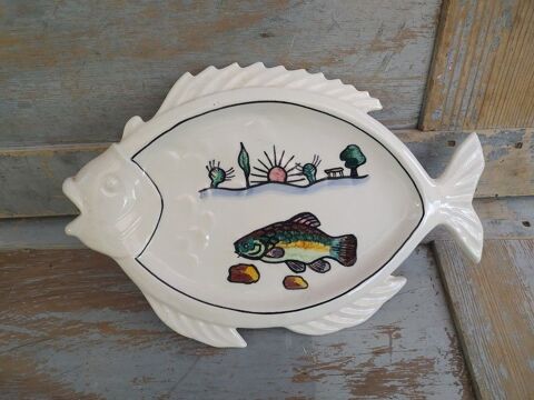 Plat Poisson Faïence Céramique Émile Tessier Malicorne
40 Loches (37)