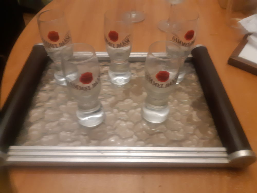Verres &agrave; gouttes lot de 5 sans plateau Cuisine