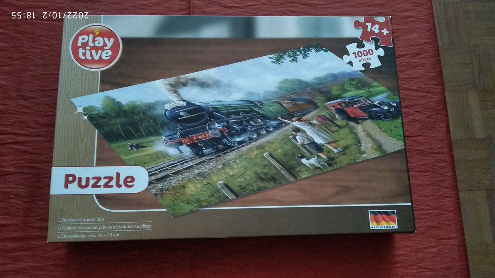 Puzzle train &agrave; vapeur Jeux / jouets