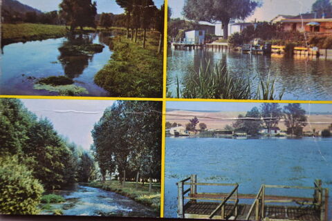 Carte postale semi ancienne MILLY SUR THERAIN 5 Bonnires (60)