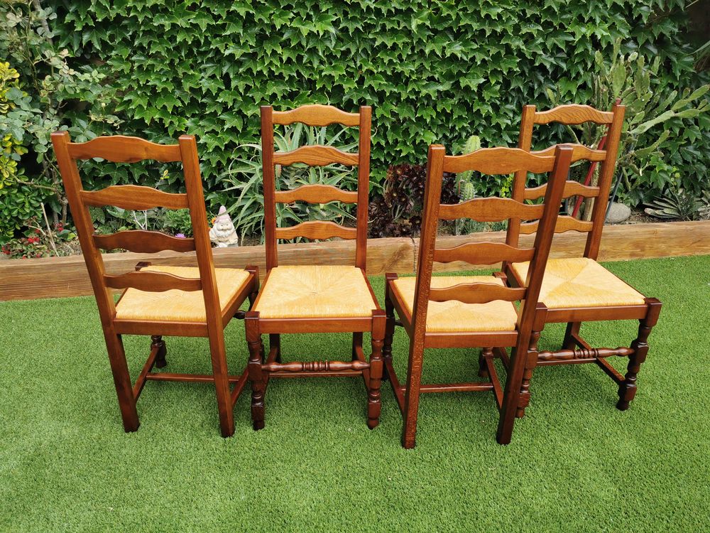 Chaises en h&ecirc;tre massif Meubles
