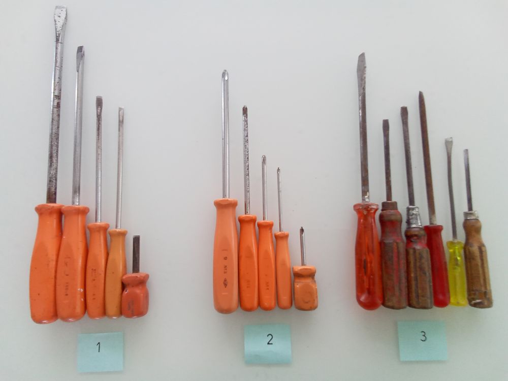 Tournevis cruciforme et plat Bricolage