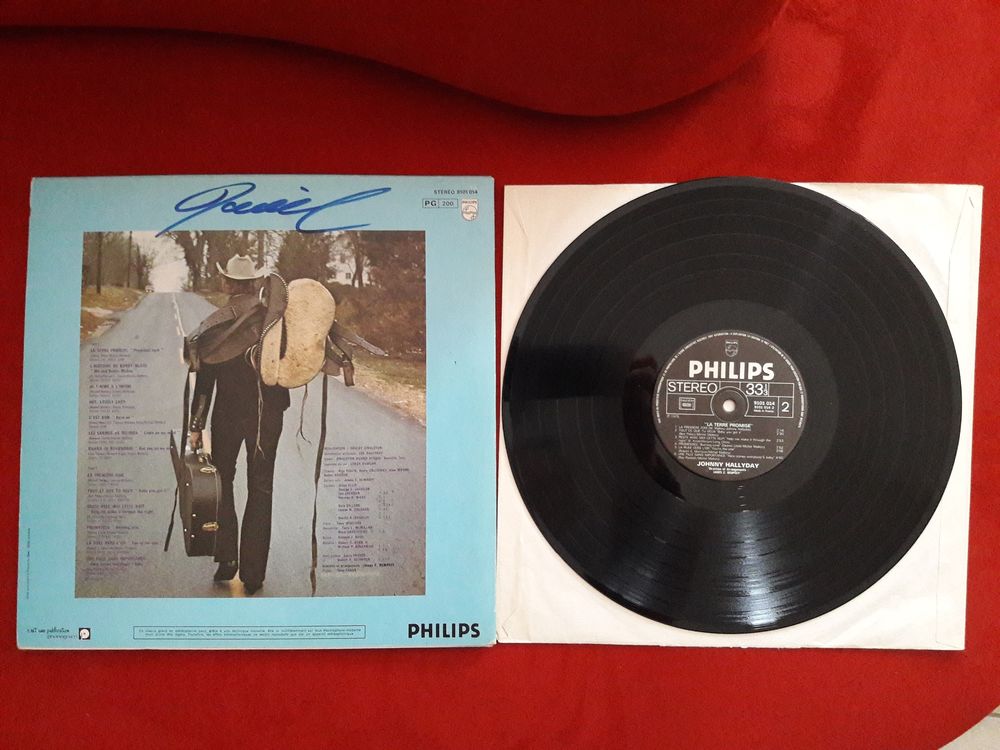 RARE pochette diff&eacute;rente 33 T LA TERRE PROMISE CD et vinyles