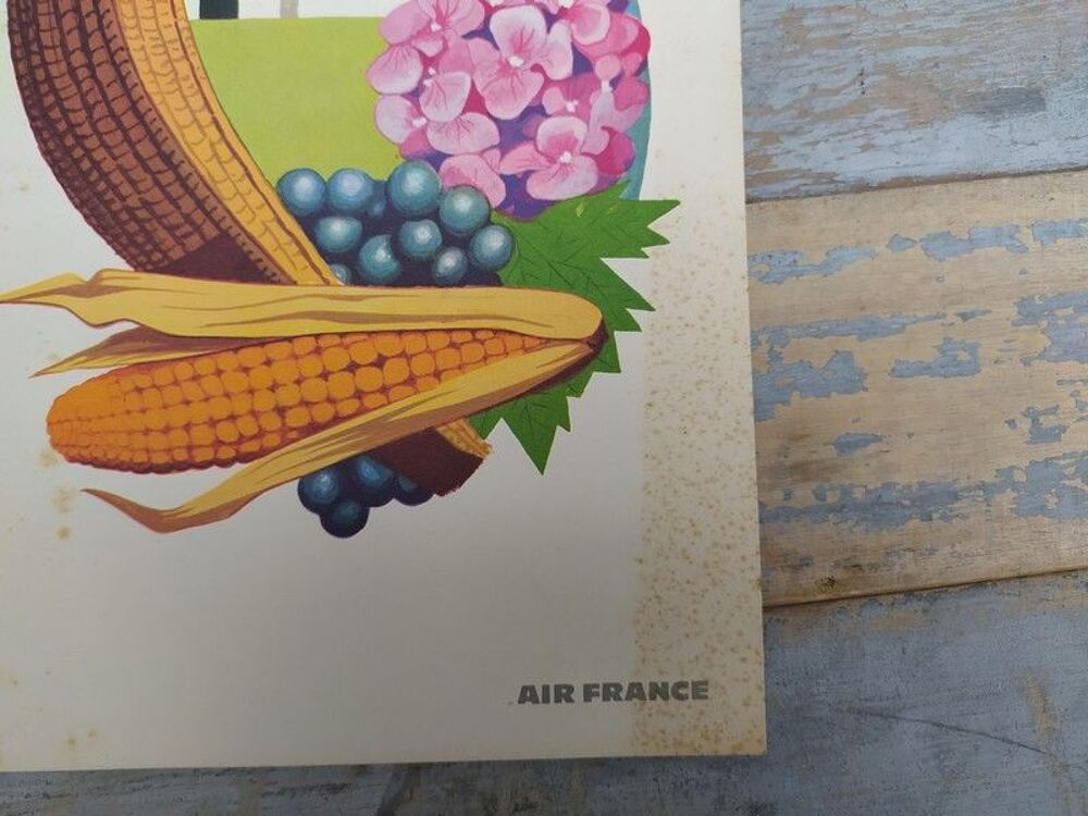Brochure Publicit&eacute; Air France P&eacute;rigord Gascogne Guyenne 1960 