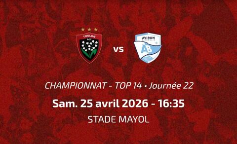 RCT - AVIRON BAYONNAIS 25 avril 35 Toulon (83)