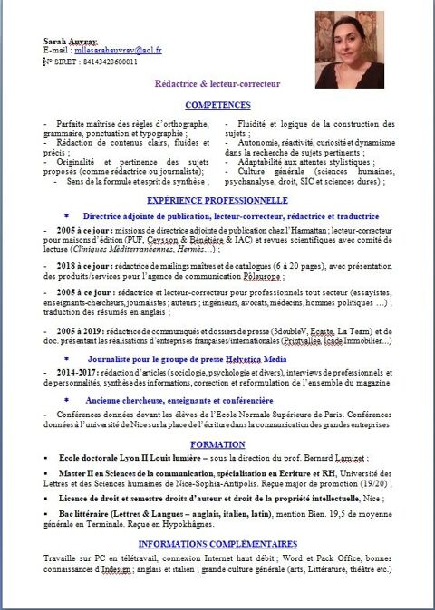 Travaux de relecture, correction et conseils méthodologiques 0 35000 Rennes