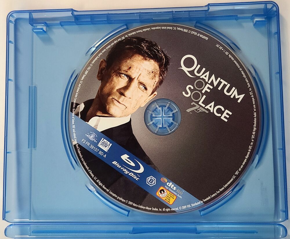 James Bond-Quantum of Solace DVD et blu-ray