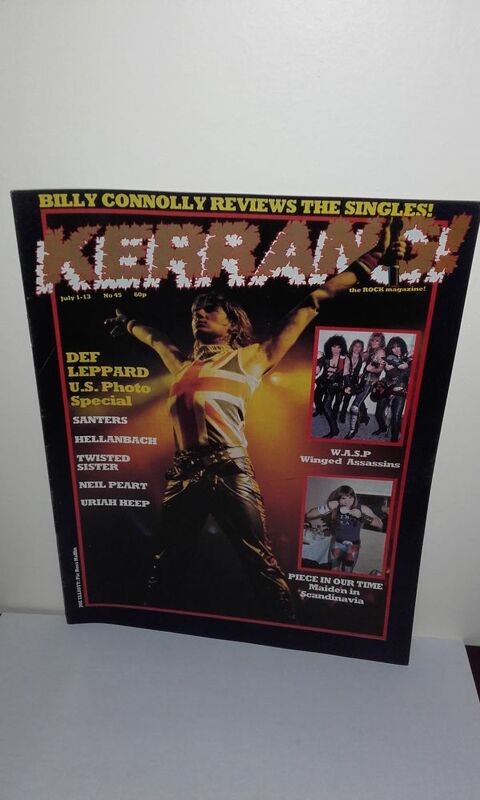 Kerrang N45 - July 1 1983 (UK Magazine) avec Def Leppard 35 Angers (49)