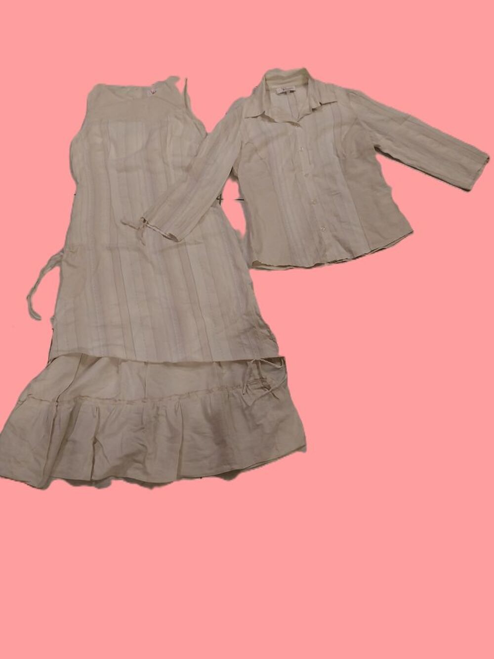 ENSEMBLE FEMME IVOIRE TAILLE38 Vêtements