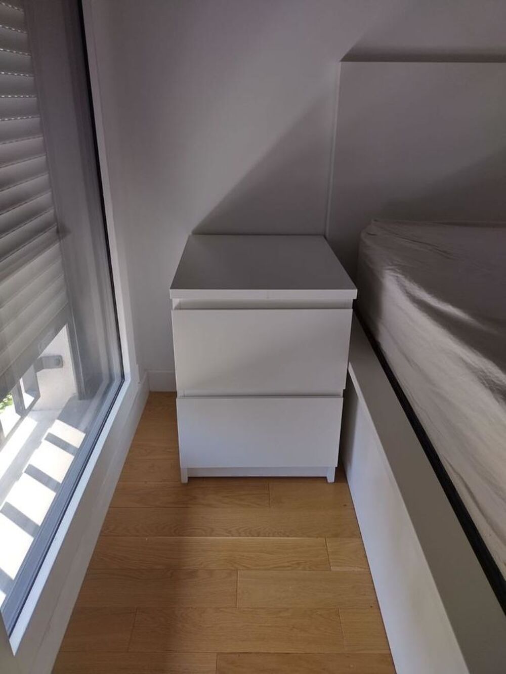 cadre de lit avec rangement ikea (160/200) Meubles