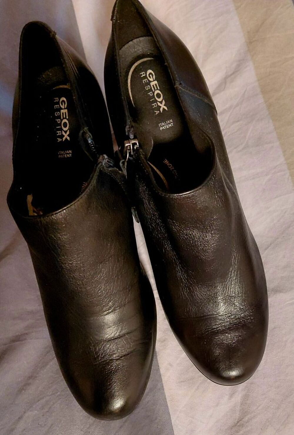 bottines g&eacute;ox p 40 cuir noir Chaussures