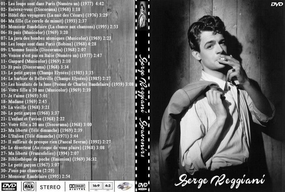 Serge Reggiani DVD Souvenirs DVD et blu-ray
