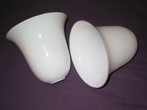 1 une tulipe art d�co 20x20 cm vintage style lampe MAZDA UNI 60 Marseille 13 (13)