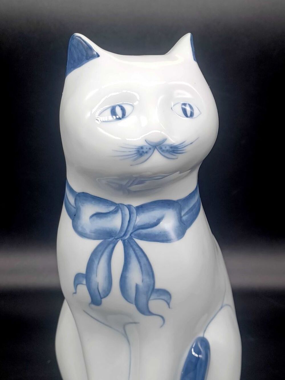 Statue Figurine Chat f&eacute;lin en c&eacute;ramique vdsa Décoration