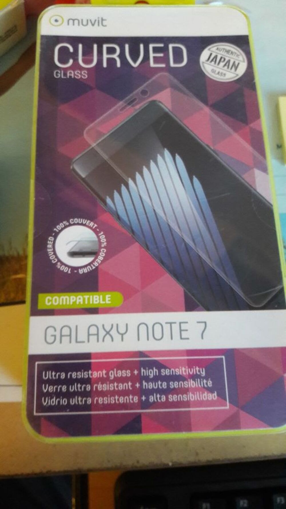 Protection d'&eacute;cran - pour Samsung Galaxy note 7 Téléphones et tablettes