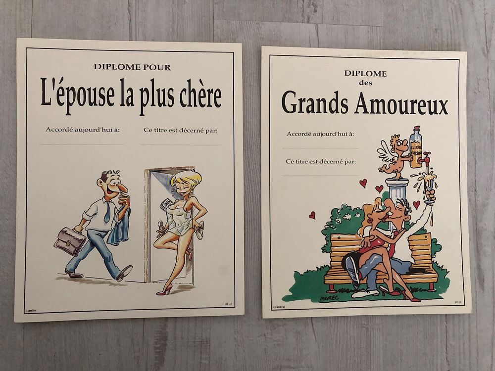 dipl&ocirc;mes &agrave; personnaliser NEUFS Livres et BD