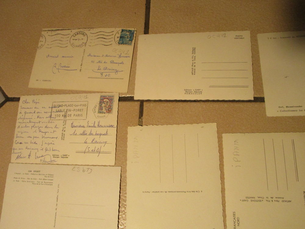 carte postale region"gironde-orne-pas de calais-lemaine" 