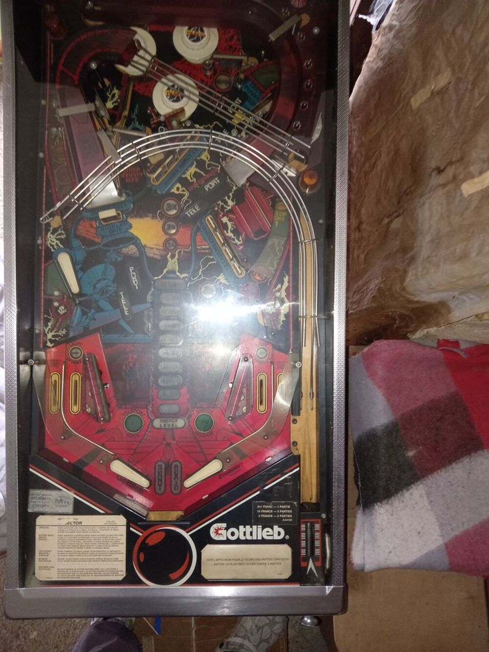 FLIPPER de COLLECTION GOTTLIEB TX-SECTOR sorti en MARS 1988 