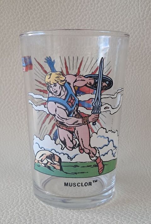 verre � moutarde vintage collector les ma�tres de l'univers  5 Carnon Plage (34)