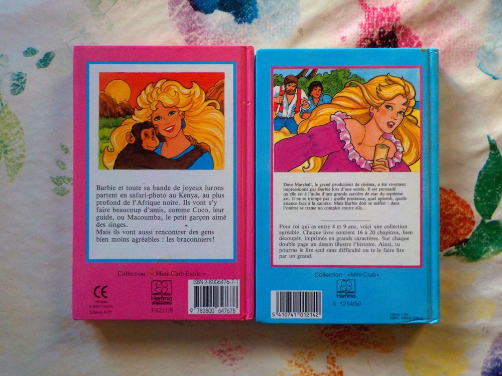 2 BARBIE PREMIERE BIBLIOTHEQUE DES ENFANTS Ed. HEMMA Livres et BD