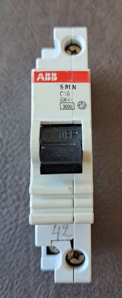 Disjoncteur ABB S 91 N C10 230 V Mauguio-Carnon-Plage (34)