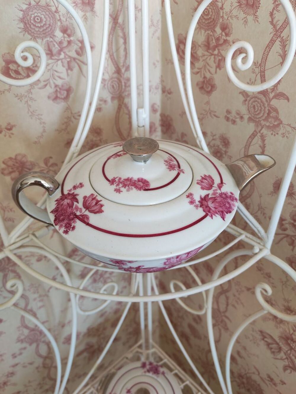 &Eacute;l&eacute;gant service th&eacute; ou caf&eacute; vintage en porcelaine de Limoges Décoration