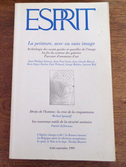 Revue Esprit n 8-9 aot-septembre 1999  la peinture  5 Laval (53)