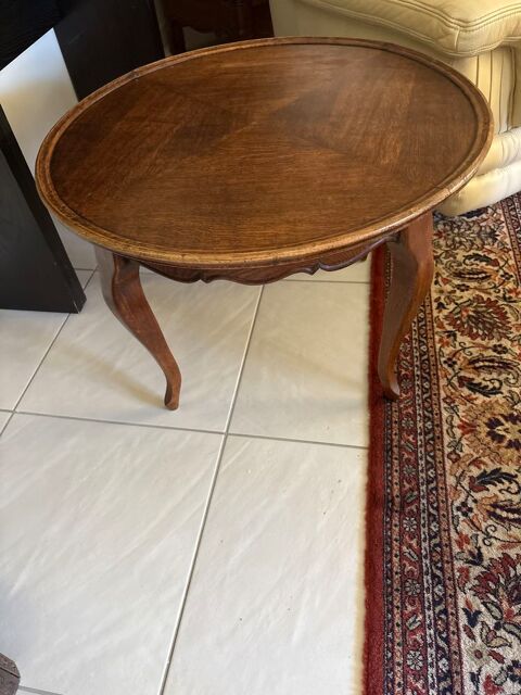 Table basse ovale de style Louis XV, fabrication artisanale 120 Tours (37)