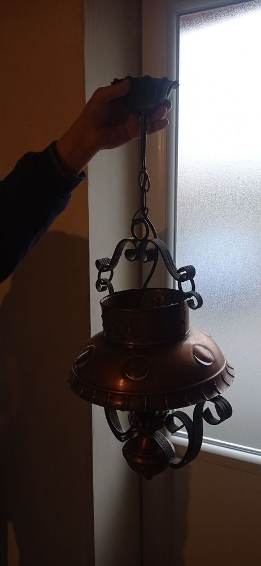 Lustre en cuivre Décoration