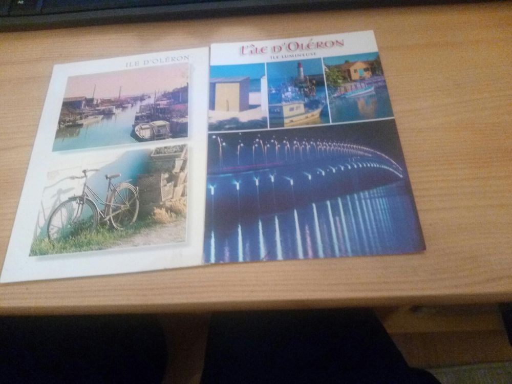 LOT DE 2 CARTES POSTALES COULEUR DE L ILE D OLERON 