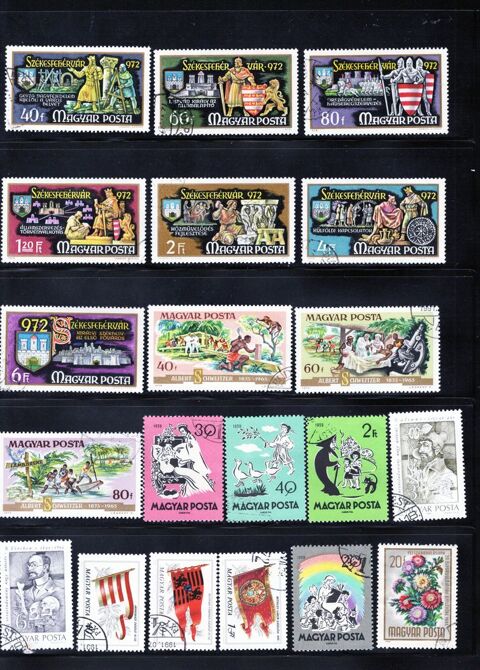 lot de 138 timbres de HONGRIE 3 Les glisottes-et-Chalaures (33)