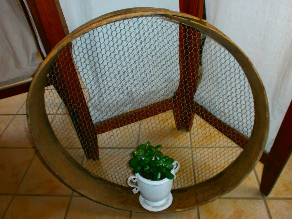 Tamis ancien Décoration
