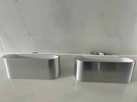 2 magnifiques appliques éclairage Desig alu mural luminaire 450 Metz (57)