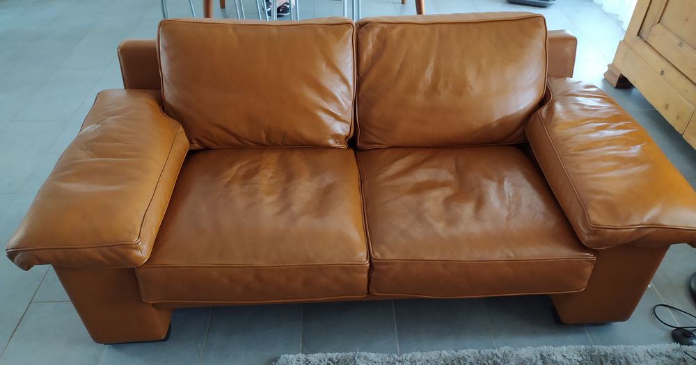 Canap&eacute; cuir Bernard Massot Meubles