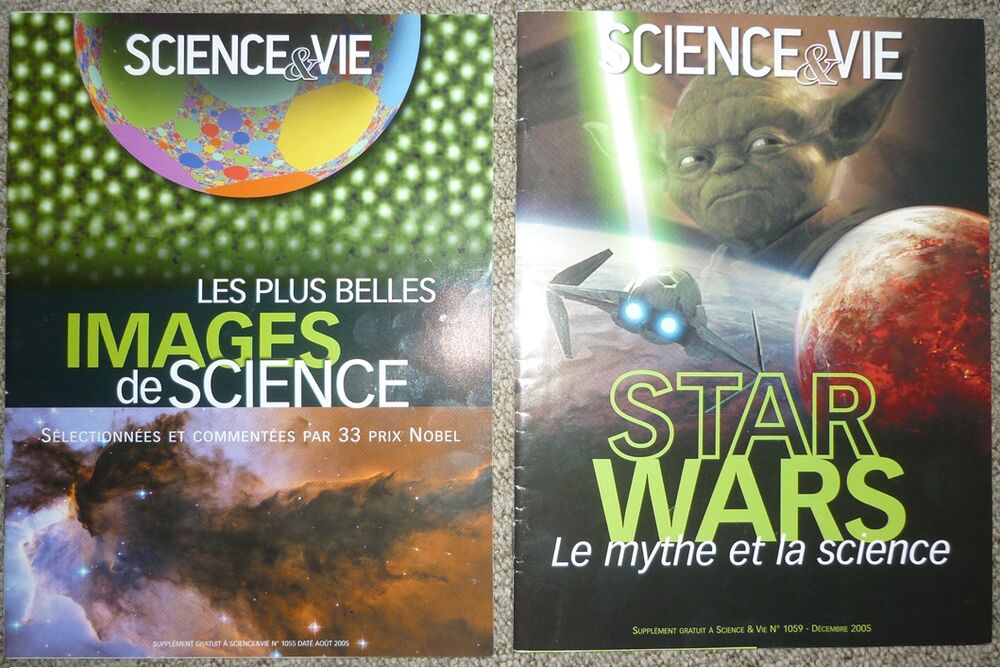 Magazines "SCIENCE &amp; VIE" 2005: lot des 12 revues de l'ann&eacute;e Livres et BD