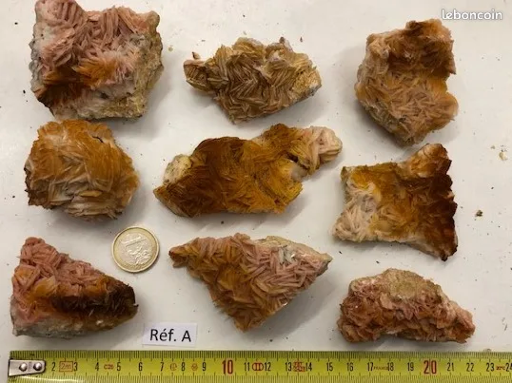 Barytines - lot de min&eacute;raux de collection 