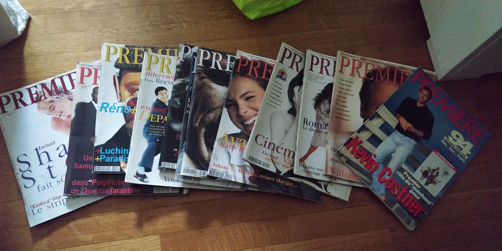 Magasine Premi&egrave;re ( +300 num&eacute;ros entre 1989 et 2019) 