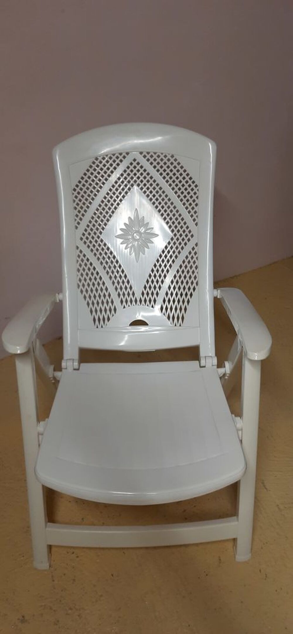 Fauteuil relax pliant multipositions en polypropyl&egrave;ne Jardin