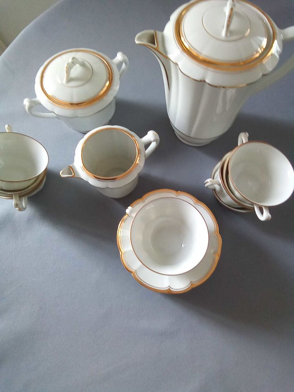 Service &agrave; caf&eacute; Porcelaine Décoration