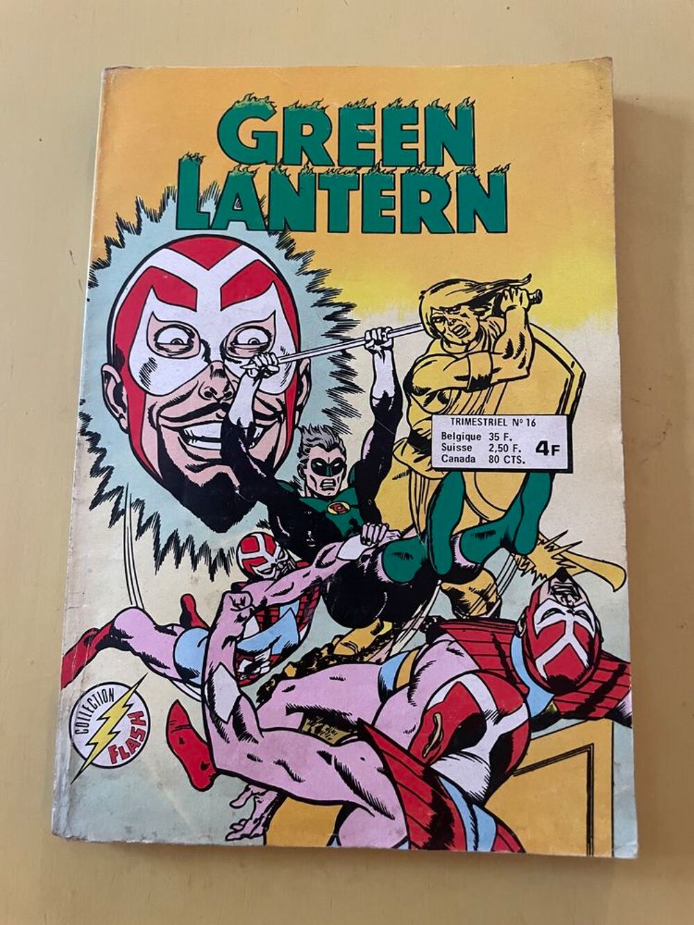 BD GREEN LANTERN N&deg;16 de 1977 AREDIT - DC COMICS Livres et BD