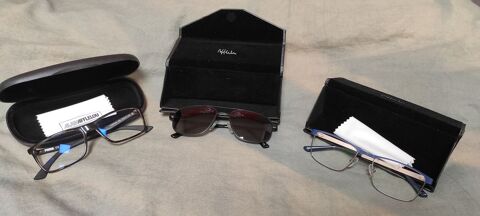 Alain afflelou 3 paires de lunettes outlet