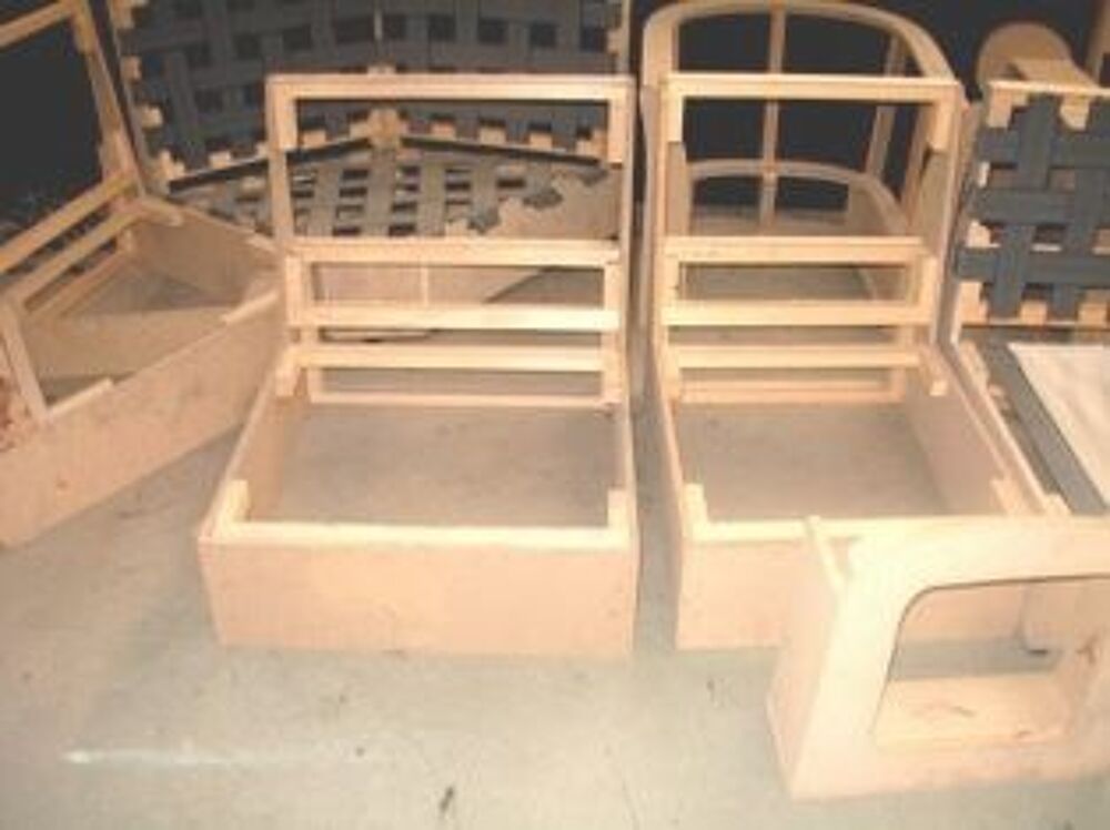 Carcasses fauteuils, canap&eacute;s (bois massif ou industriel) Bricolage